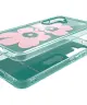 Origineel Samsung Galaxy S25 Hoesje Unikko Hybrid Case Groen/Roze