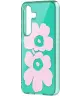 Origineel Samsung Galaxy S25 Hoesje Unikko Hybrid Case Groen/Roze