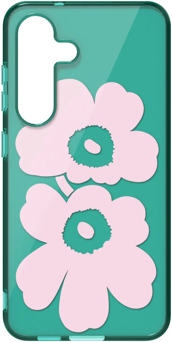Origineel Samsung Galaxy S25 Hoesje Unikko Hybrid Case Groen/Roze afbeelding 6