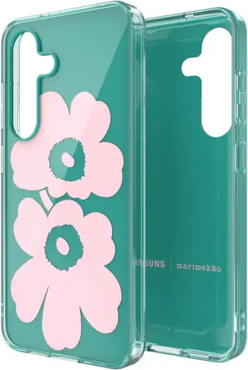 Origineel Samsung Galaxy S25 Hoesje Unikko Hybrid Case Groen/Roze afbeelding 2
