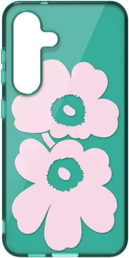 Origineel Samsung Galaxy S25 Hoesje Unikko Hybrid Case Groen/Roze afbeelding 6