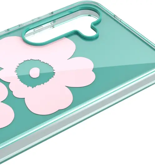 Origineel Samsung Galaxy S25 Hoesje Unikko Hybrid Case Groen/Roze afbeelding 9