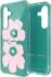 Origineel Samsung Galaxy S25 Hoesje Unikko Hybrid Case Groen/Roze afbeelding 2