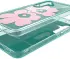 Origineel Samsung Galaxy S25 Hoesje Unikko Hybrid Case Groen/Roze afbeelding 8