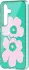 Origineel Samsung Galaxy S25 Hoesje Unikko Hybrid Case Groen/Roze afbeelding 5