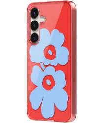 Origineel Samsung Galaxy S25 Plus Hoesje Unikko Hybrid Case Blauw/Rood