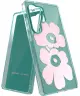 Origineel Samsung Galaxy S25 Ultra Hoesje Unikko Hybrid Case Groen/Roze