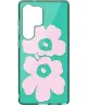 Origineel Samsung Galaxy S25 Ultra Hoesje Unikko Hybrid Case Groen/Roze