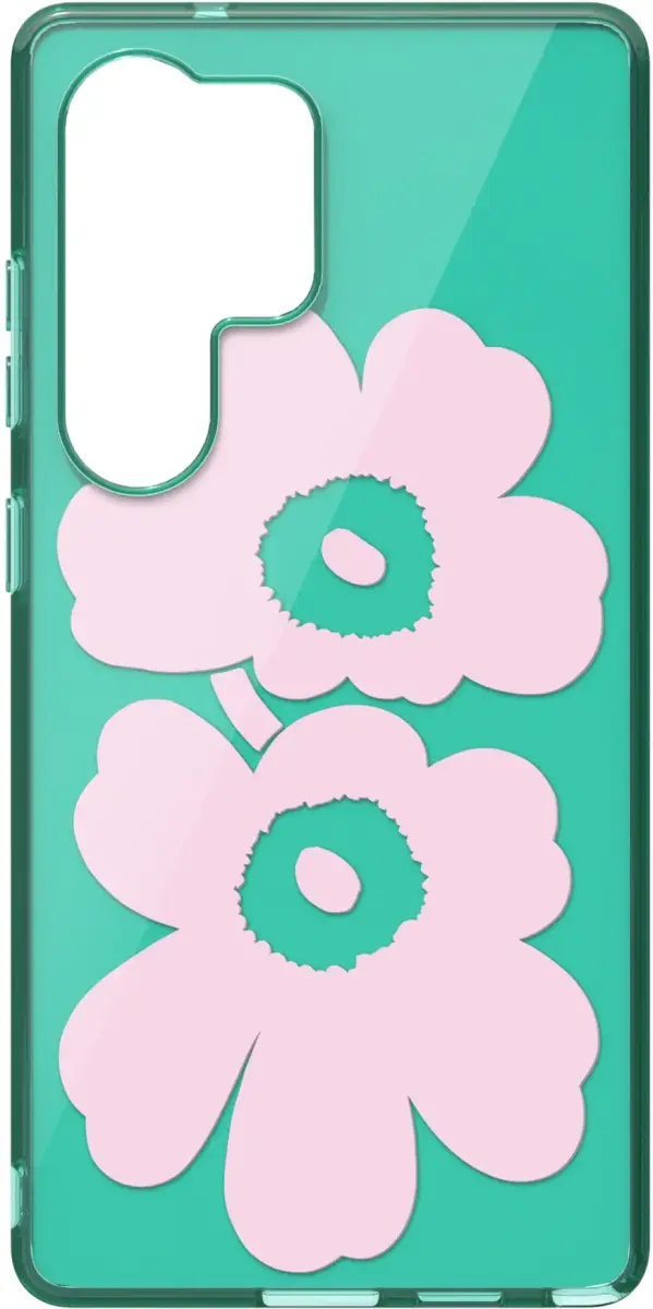 Origineel Samsung Galaxy S25 Ultra Hoesje Unikko Hybrid Case Groen/Roze afbeelding 4