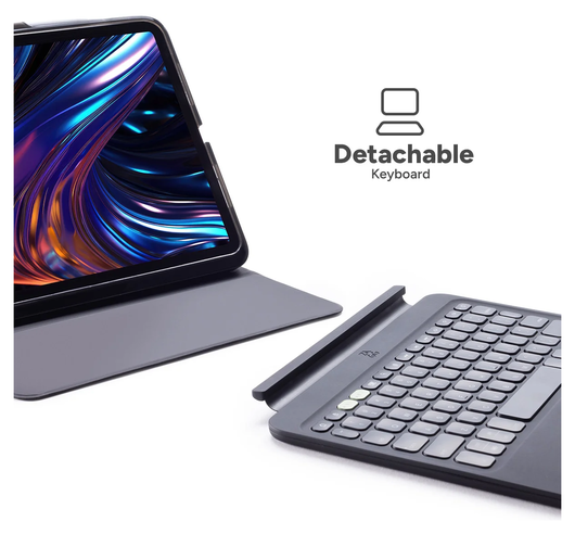 ZAGG Pro Keys 2 iPad Pro 11 (2024/2025) Toetsenbord Hoes Book Case QWERTZ Zwart afbeelding 3