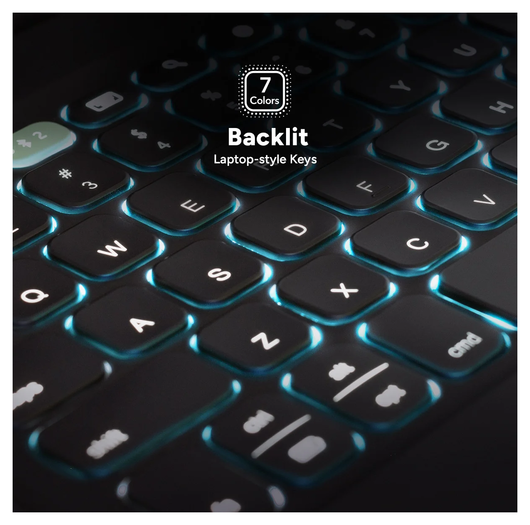 ZAGG Pro Keys 2 iPad Pro 11 (2024/2025) Toetsenbord Hoes Book Case QWERTZ Zwart afbeelding 8