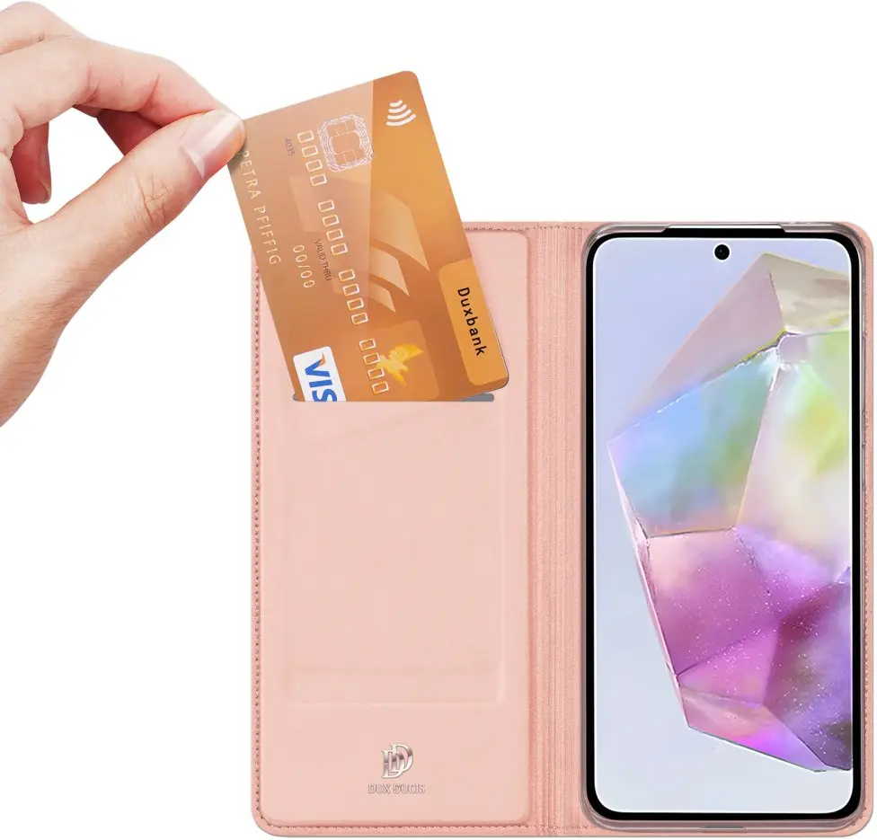 Dux Ducis Skin Pro Samsung Galaxy A36 / A56 Hoesje Portemonnee Book Case Roze afbeelding 2