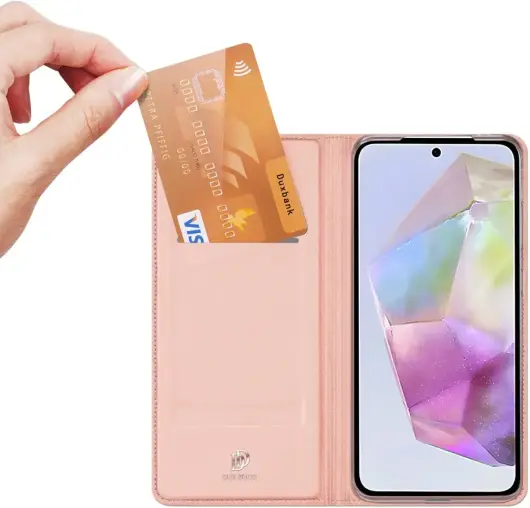 Dux Ducis Skin Pro Samsung Galaxy A36 / A56 Hoesje Portemonnee Book Case Roze afbeelding 2