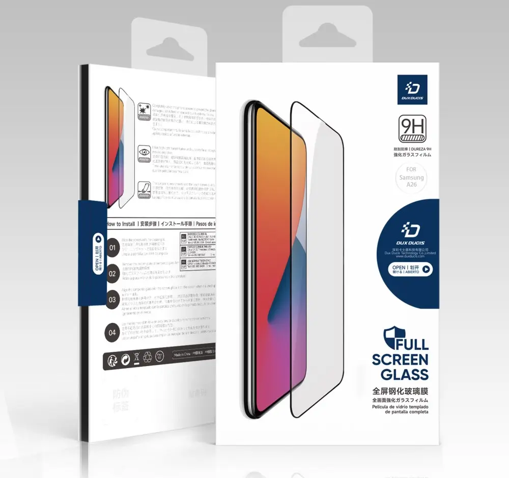 Dux Ducis Samsung Galaxy A26 Screen Protector 9H Tempered Glass afbeelding 7