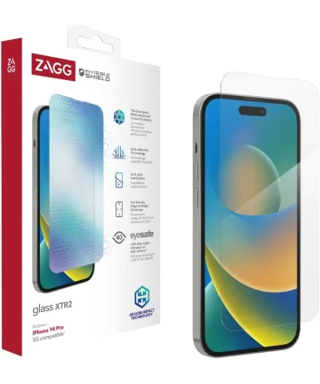 ZAGG InvisibleShield Glass XTR2 iPhone 14 Pro Screen Protector Screen Protectors