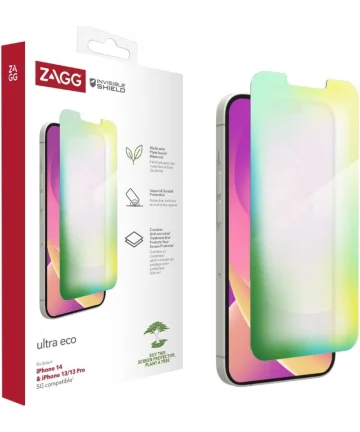 ZAGG InvisibleShield Ultra Eco iPhone 14 / 13 / 13 Pro Screen Protector Screen Protectors