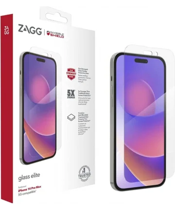 ZAGG InvisibleShield Glass Elite Apple iPhone 14 Pro Max Screen Protector Screen Protectors