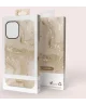 MIO MagSafe / Qi2 Samsung Galaxy S25 Ultra Hoesje Hard Shell Cover Gold Marble