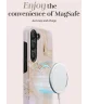 MIO MagSafe / Qi2 Samsung Galaxy S25 Ultra Hoesje Hard Shell Cover Gold Marble