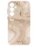 MIO MagSafe / Qi2 Samsung Galaxy S25 Hoesje Hard Shell Back Cover Gold Marble