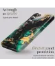 MIO MagSafe / Qi2 Samsung Galaxy S25 Ultra Hoesje Hard Shell Cover Green Marble