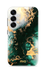 MIO MagSafe / Qi2 Samsung Galaxy S25 Hoesje Back Cover Green Marble afbeelding 1