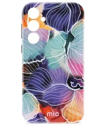 MIO MagSafe / Qi2 Samsung Galaxy S25 Plus Hoesje Hard Shell Cover Flowers