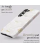 MIO MagSafe / Qi2 Samsung Galaxy S25 Hoesje Hard Shell Back Cover White Roses