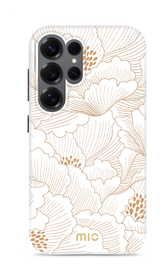 MIO MagSafe / Qi2 Samsung Galaxy S25 Ultra Hoesje Back Cover White Roses