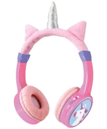 Mobilize Over Ear Kinder Koptelefoon Max. 85 dB Bluetooth/Aux Roze afbeelding