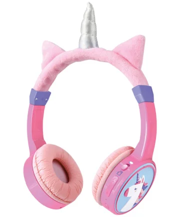 Mobilize Over Ear Kinder Koptelefoon Max. 85 dB Bluetooth/Aux Roze Headsets