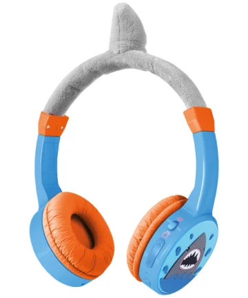 Mobilize Over Ear Kinder Koptelefoon Max. 85 dB Bluetooth/Aux Blauw Headsets