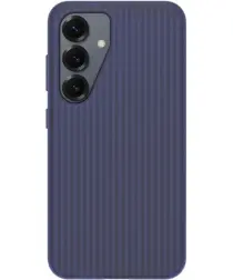 OtterBox Symmetry Soft-Touch Samsung Galaxy S25 Hoesje Back Cover Blauw afbeelding