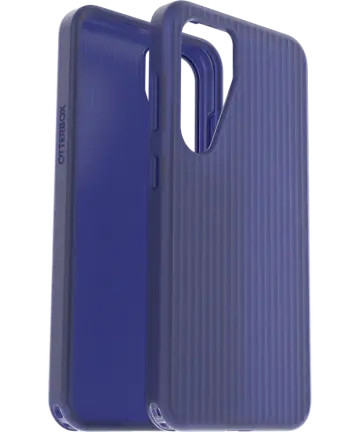 OtterBox Symmetry Soft-Touch Samsung Galaxy S25 Hoesje Back Cover Blauw Hoesjes