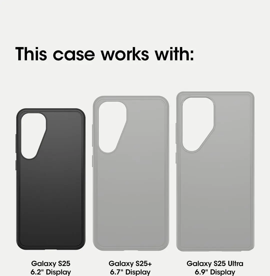 OtterBox Defender XT Magnet Samsung Galaxy S25 Hoesje MagSafe Back Cover Zwart afbeelding 6