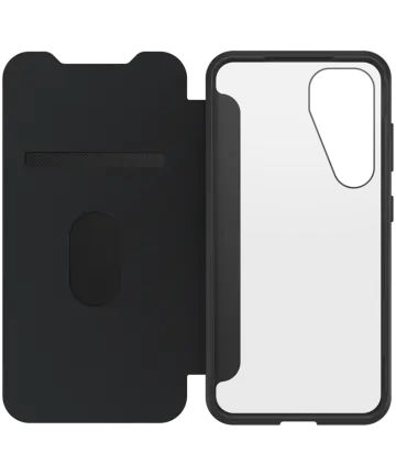 OtterBox React Folio Samsung Galaxy S25 Hoesje Book Case Zwart Hoesjes