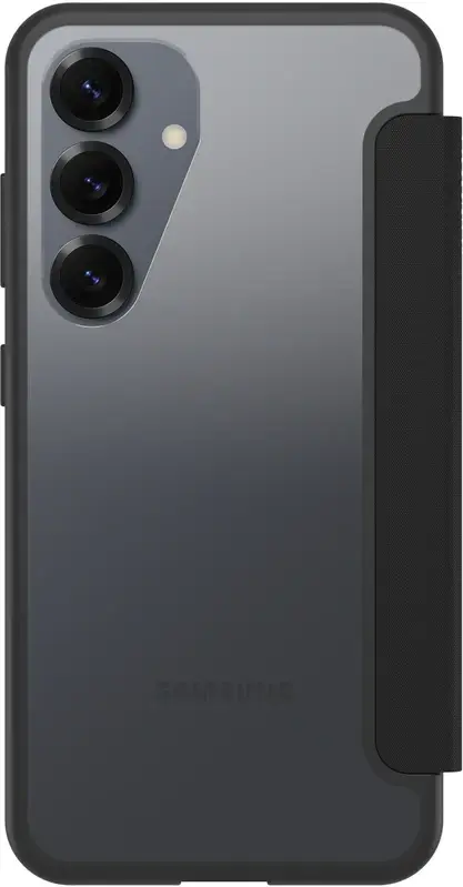 OtterBox React Folio Samsung Galaxy S25 Hoesje Book Case Zwart afbeelding 1