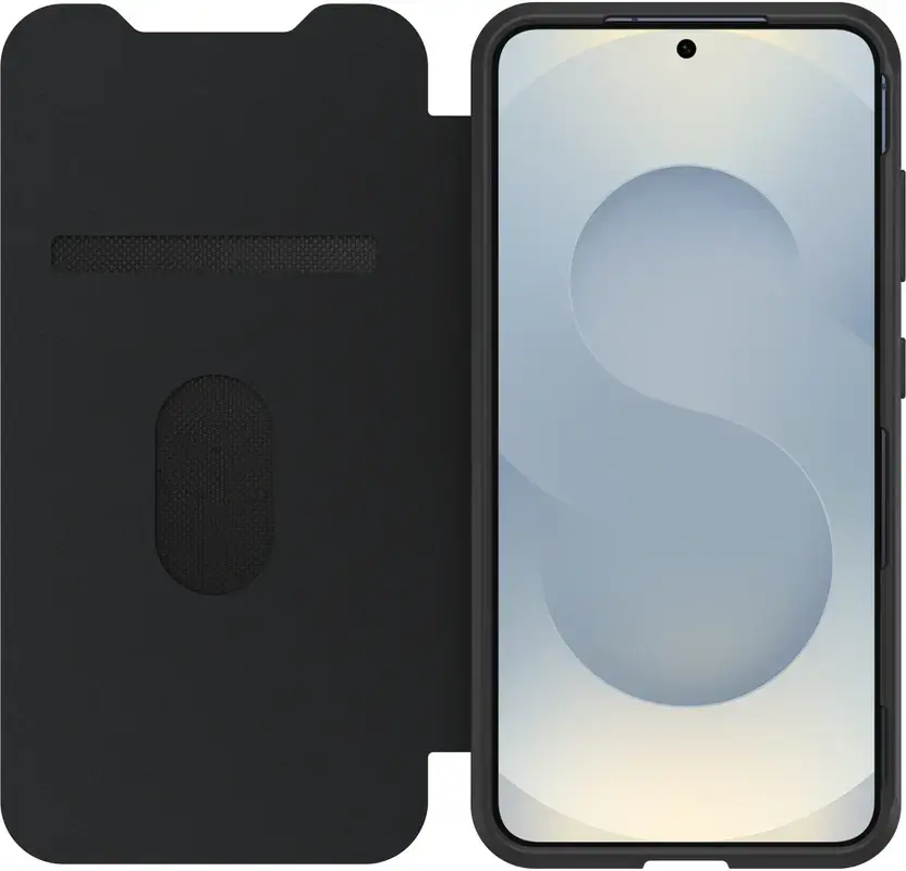 OtterBox React Folio Samsung Galaxy S25 Hoesje Book Case Zwart afbeelding 3