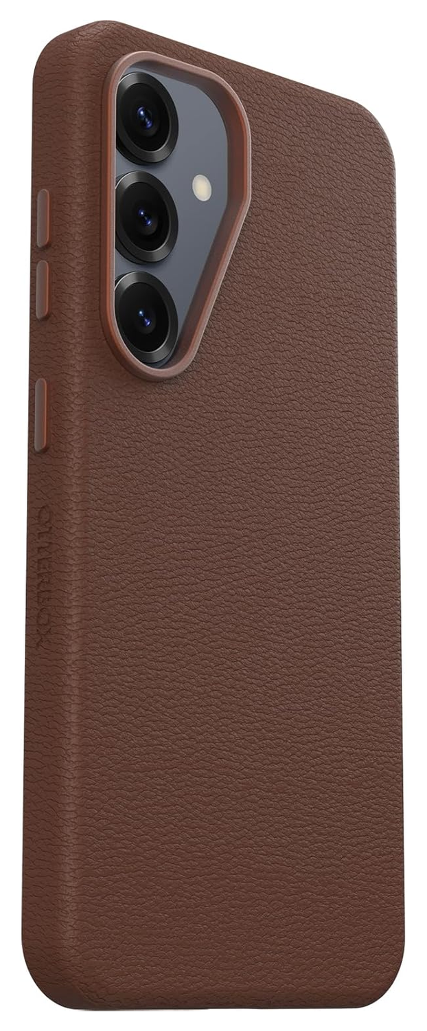 OtterBox Symmetry Cactus Leer Samsung Galaxy S25 Hoesje Back Cover Bruin afbeelding 8