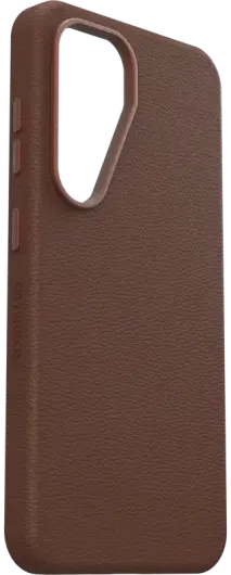 OtterBox Symmetry Cactus Leer Samsung Galaxy S25 Hoesje Back Cover Bruin afbeelding 3