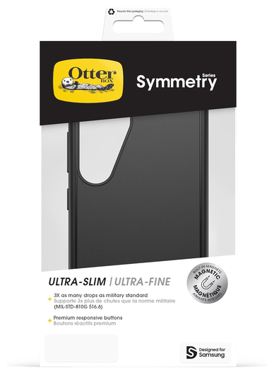 OtterBox Symmetry Samsung Galaxy S25 Hoesje MagSafe Back Cover Zwart afbeelding 5