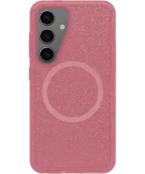 OtterBox Symmetry Samsung Galaxy S25 Hoesje Magnet Back Cover Roze