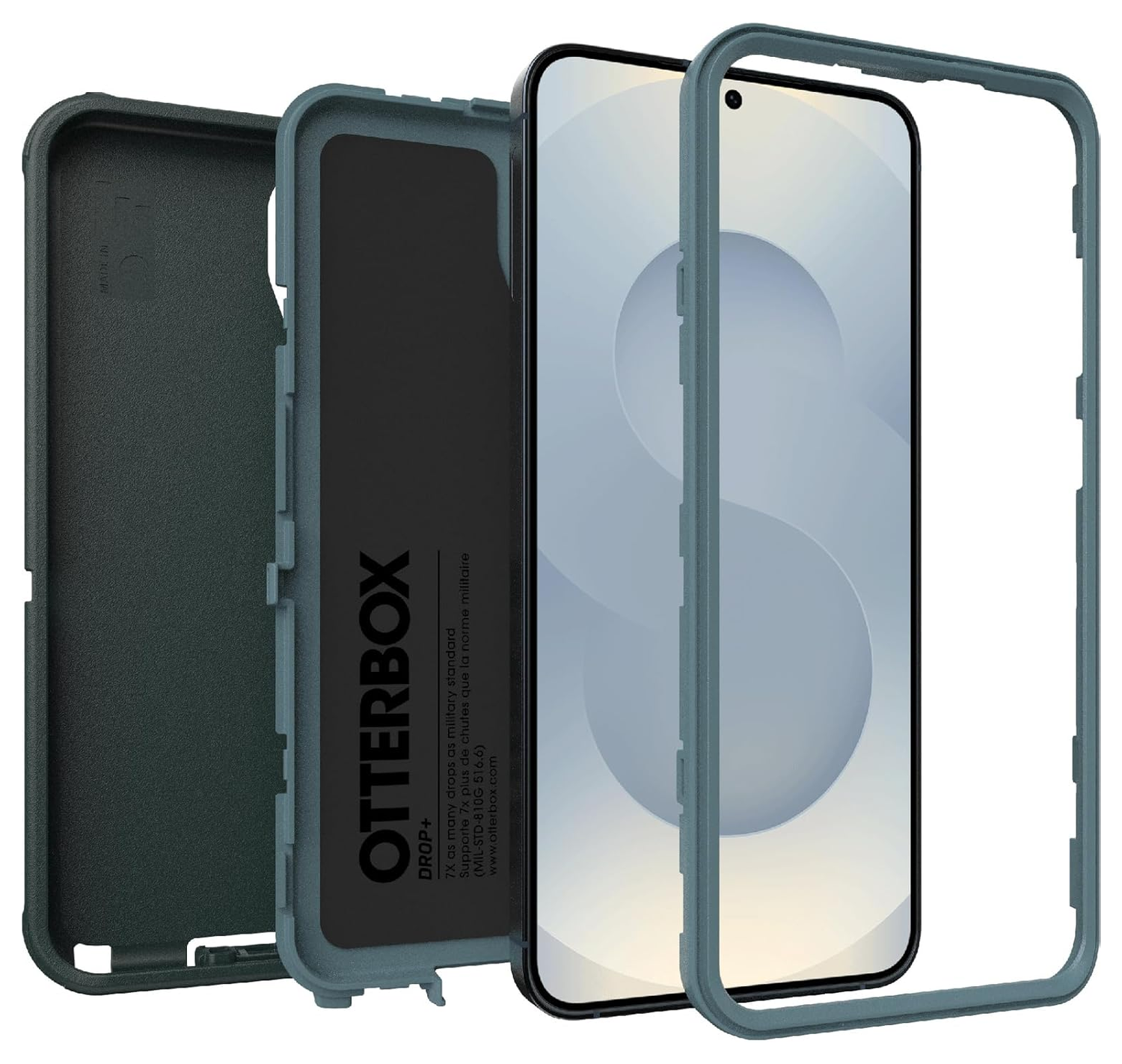 OtterBox Defender Samsung Galaxy S25 Plus Hoesje Rugged Back Cover Groen afbeelding 3