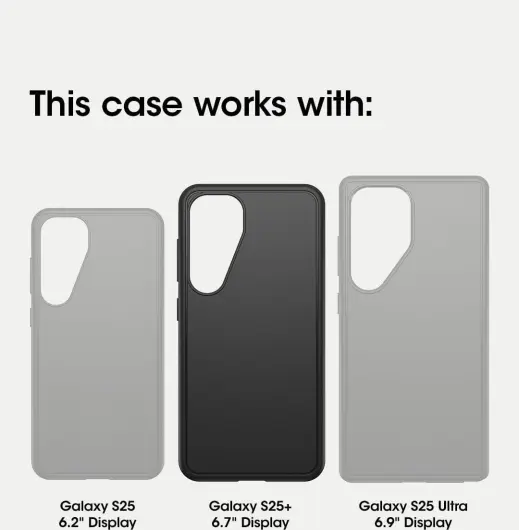 OtterBox React Samsung Galaxy S25 Plus Hoesje Back Cover Transparant afbeelding 5