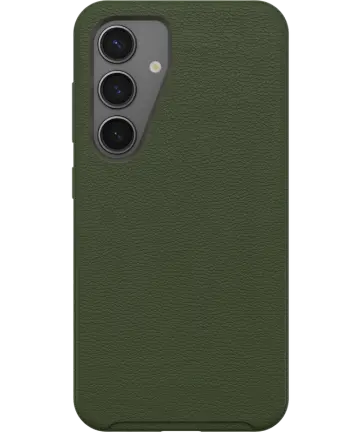 OtterBox Symmetry Cactus Leather Samsung Galaxy S25 Plus Hoesje Leer Groen Hoesjes