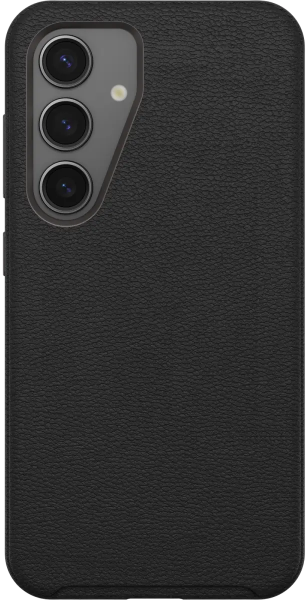 OtterBox Symmetry Cactus Leer Samsung Galaxy S25 Plus Hoesje Back Cover Zwart afbeelding 1