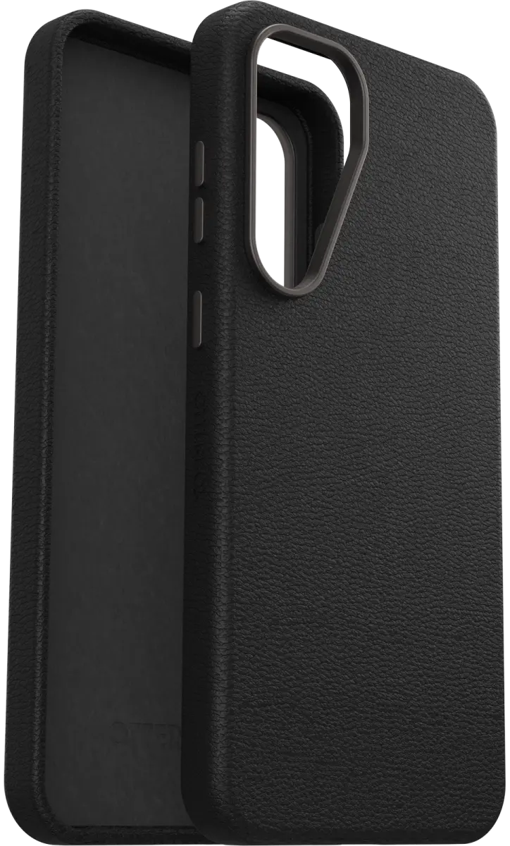 OtterBox Symmetry Cactus Leer Samsung Galaxy S25 Plus Hoesje Back Cover Zwart afbeelding 2