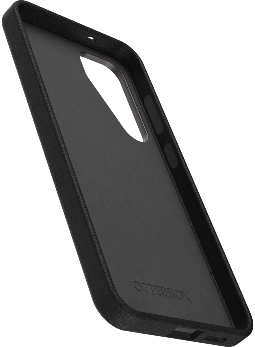 OtterBox Symmetry Cactus Leer Samsung Galaxy S25 Plus Hoesje Back Cover Zwart afbeelding 4
