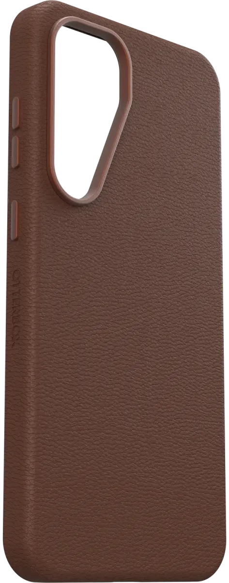 OtterBox Symmetry Cactus Leer Samsung Galaxy S25 Plus Hoesje Back Cover Bruin afbeelding 3