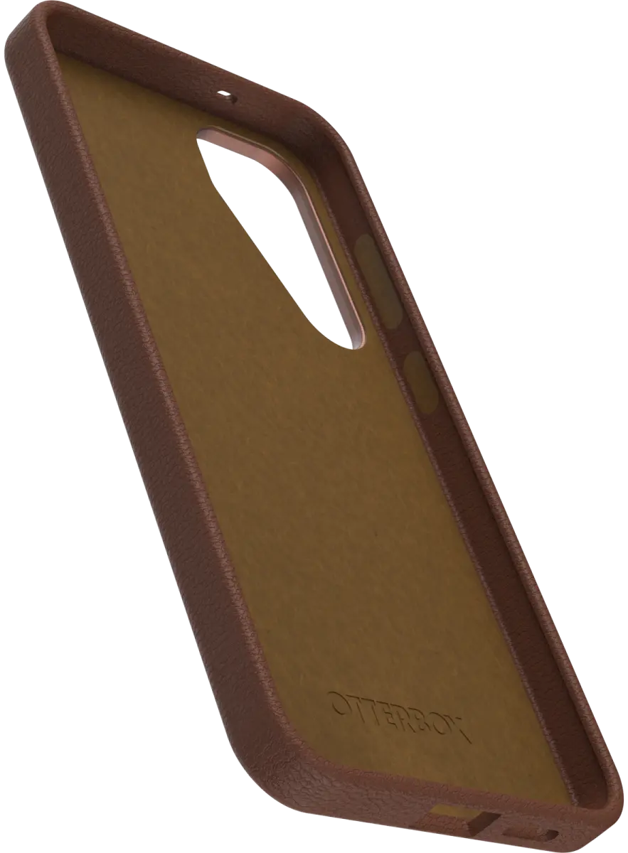 OtterBox Symmetry Cactus Leer Samsung Galaxy S25 Plus Hoesje Back Cover Bruin afbeelding 4